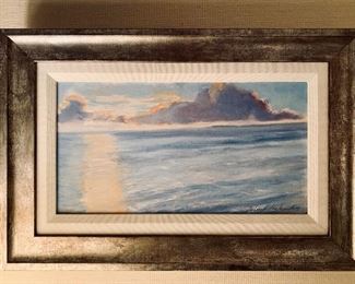 Gorgeous Ocean Scene, original on canvas, signed on bottom right.