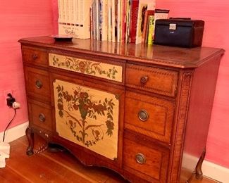 Antique hand painted dresser