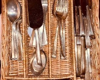Gorham "Theme" mid-century sterling flatware