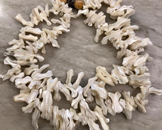 White Coral Necklace