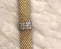 BNI Italy 14 K bracelet with Diamonds