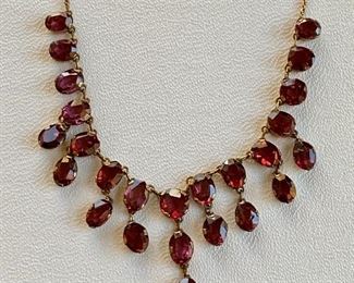 Garnet vintage necklace