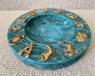 Vintage Zodiac Ashtray