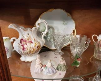 German China Pieces and Glassware