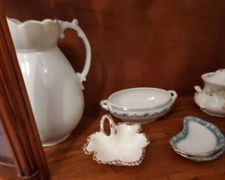 German China Pieces and Glassware