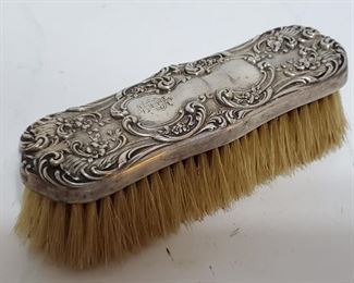 19th Century Sterling Clothing Brush