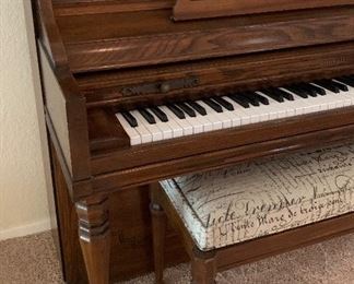 Kimball Upright Console Piano 41x58x25 HxWxD