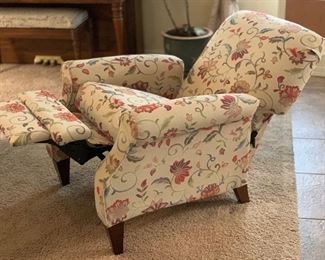 #1 La-Z-Boy Charlotte High Leg Reclining Chair 028931 Mahogany legs 38x33x34in HxWxD Was purchased recently for $900 each!!!