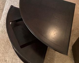 Magnussen T1124 Darien Wood Wedge Shaped Coffee Table 19x36x36in HxWxD