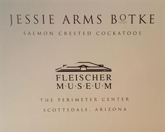 Jessie Arms Botke Salmon Creseted Cockatoos Framed Print/Poster