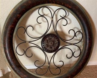 Metal Wall Decor 26in diameter
