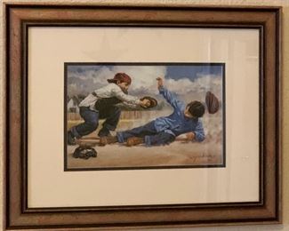 Sport prints framed