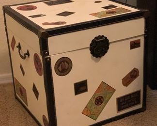 Travel Trunk End Table