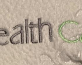 King Sz Bed Dark wood Memory Foam 56x67x84in HxWxD