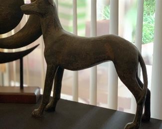 Standing Greyhound Statue