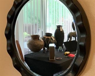 Contemporary Round Wall Mirror