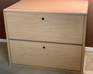 Honey Maple Lateral File Cabinet 29x36x24 HxWxD