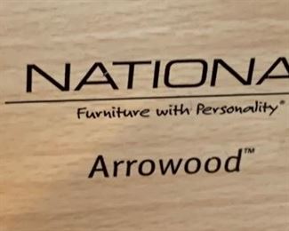 National Arrowood Natural Desk 29x60x30in HxWxD