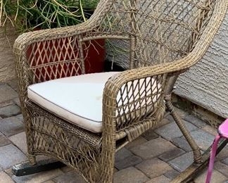 Antique Wicker Rocking Chair #1
Antique Wicker Rocking Chair #2