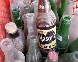 lots of old bottles
