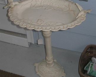 Metal Bird Bath