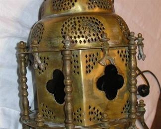 another view of hanging Turkish Lantern