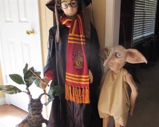 Harry Potter props.  Mannequin not included. 