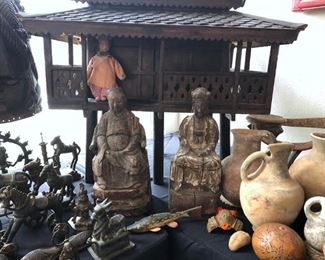 Worldly Collectables, Ancient Artifacts, Native American, African Artifacts & other:

Zuni & Indian Fetishes..
Carved Soapstone Inuit figurines..
Wooden Thai Spirt house..
Inuit Soapstone Figurines and Wood Carvings..
Bone carvings..
Bronze figurines, toys and deities from India..
Kay Bojesen wooden figurines.. 
Bobo Burkino Faso..
Yoruba Crown (20th Century)..
Mei Masks (Sepik River Style)..
Congo Benalula Figurines..
Heddle Pulleys..
Asante Stools..
Dan Passport Masks..
Baule Figures..
Shango Janus Staff..
New Guinea Tourist exports..
Dogon Style Ark..
Chiwara Bamama Style Headdresses..
Mezcala Figurine..
West Africa Lobi Figurine..
African (Bambara) Carvings..
West Africa Sepik River style pieces..
Sierra Leone Bundu Masks..
Indonesian Textiles..
Indonesian Kris Handles..
Danish horses, roosters and piggy bank..
