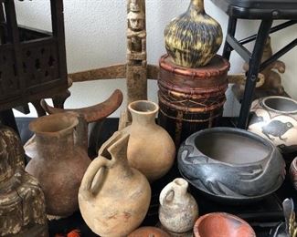 Worldly Collectables, Ancient Artifacts, Native American, African Artifacts & other:

Zuni & Indian Fetishes..
Carved Soapstone Inuit figurines..
Wooden Thai Spirt house..
Inuit Soapstone Figurines and Wood Carvings..
Bone carvings..
Bronze figurines, toys and deities from India..
Kay Bojesen wooden figurines.. 
Bobo Burkino Faso..
Yoruba Crown (20th Century)..
Mei Masks (Sepik River Style)..
Congo Benalula Figurines..
Heddle Pulleys..
Asante Stools..
Dan Passport Masks..
Baule Figures..
Shango Janus Staff..
New Guinea Tourist exports..
Dogon Style Ark..
Chiwara Bamama Style Headdresses..
Mezcala Figurine..
West Africa Lobi Figurine..
African (Bambara) Carvings..
West Africa Sepik River style pieces..
Sierra Leone Bundu Masks..
Indonesian Textiles..
Indonesian Kris Handles..
Danish horses, roosters and piggy bank..
