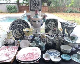 Dansk, Bjorn Wiinblad and other great Scandinavian designed pieces..