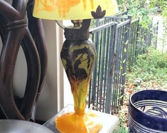 Galle Style Glass Lamp...