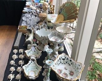 Decorative Pottery & Ceramics:

English Royal Doulton Collectibles..
San Francisco Ceramics..
Italian Polychrome painted hare tile by Frantantoni..
Bing and Grondahl Porcelain..
Boehm Porcelain Angels..

