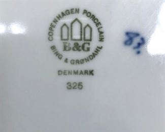 Royal Copenhagen Porcelain,  Bing & Grondahl Made in DENMARK..