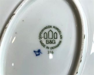 Royal Copenhagen Porcelain,  Bing & Grondahl Made in DENMARK..