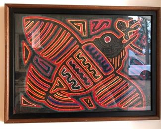 Framed and Unframed Molas..