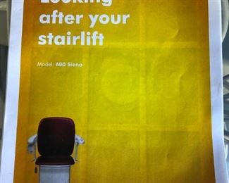 STANNAH Chairlift system, Model: 600 Siena.. 