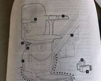 STANNAH Chairlift system, Model: 600 Siena.. 