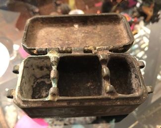 Mid-18th Century Mughal-Style Bidri Box..