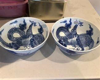 Pair of Qing Dynasty Bowls.. 