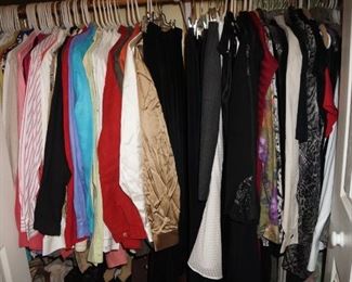 Nice women's wardrobe...so many Chicos pieces.  Size 2 seems to be what we have the most of