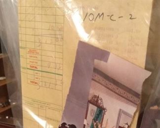 Original Rich's receipt and catalog photo of the mirror