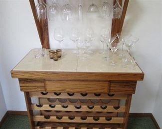 Custom made wine bar