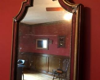 Inlay gilded wall mirror