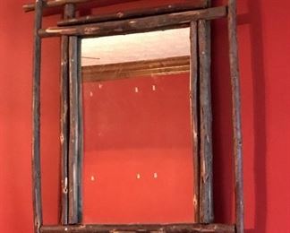 Twig wall mirror