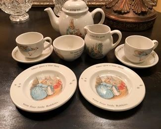 Wedgwood Beatrix Potter "Peter Rabbit" tea set