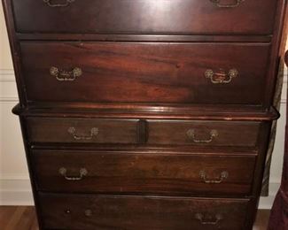 Vintage mahogany chest