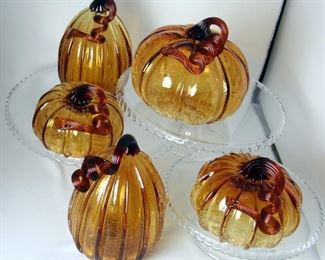 Glass Pumpkins
