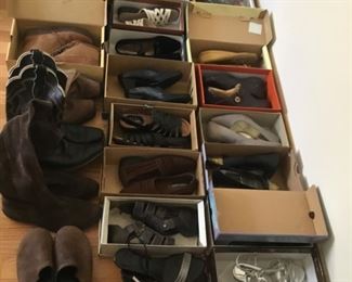 Lots of new and great condition shoes.