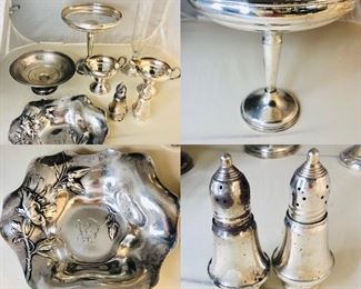 Sterling Silver Table Ware and serving pieces 