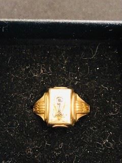 10K Gold 1954 Class Ring 